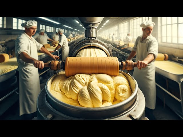 How Traditional French Butter Is Made | French Butter Factory Process