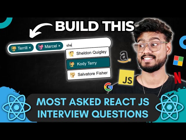 React JS Interview Questions ( Multi Select Search ) - Frontend Machine Coding Interview Experience
