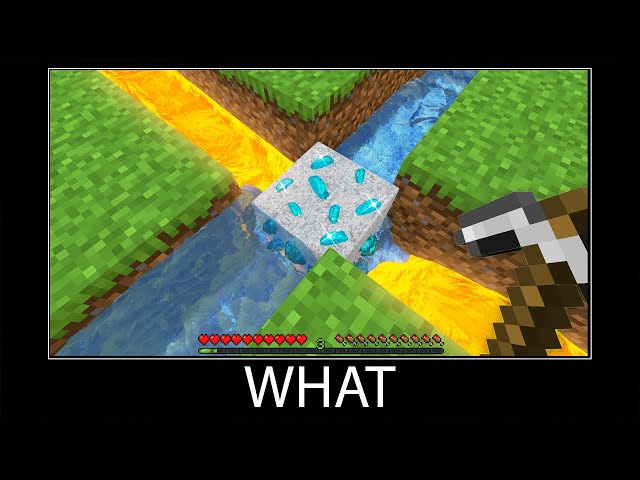 Minecraft wait what meme part 261 realistic minecraft water vs lava