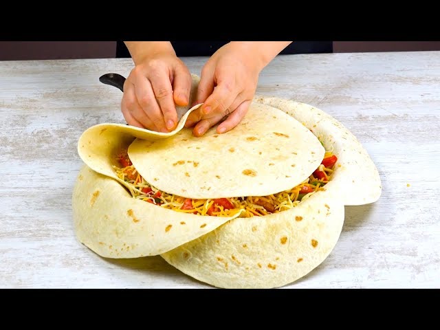 Arrange 7 Tortillas In The Pan Like THIS & Wait 40 Minutes – WOW!
