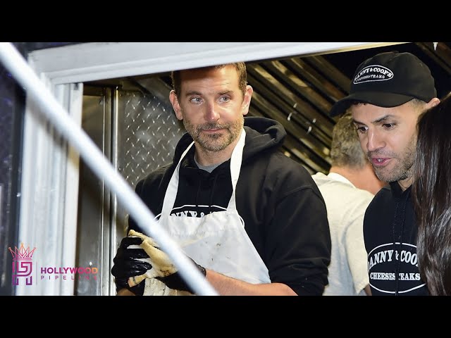 Bradley Cooper Working as Line Cook at Food Truck in NYC