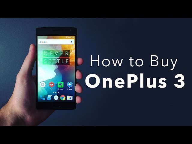 3 Ways to buy the OnePlus 3