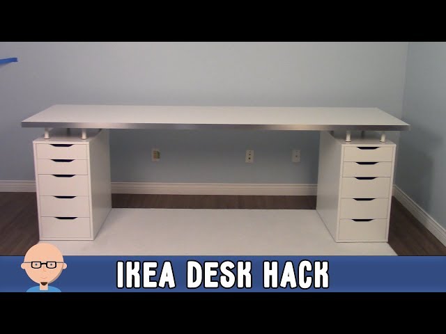 New Home Office Ikea Desk Hack