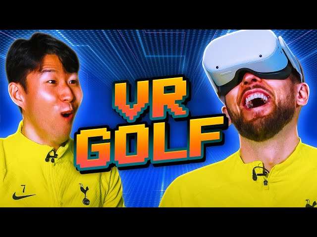 THE CRAZIEST GAME OF VR MINI GOLF | Heung-Min Son vs Harry Kane