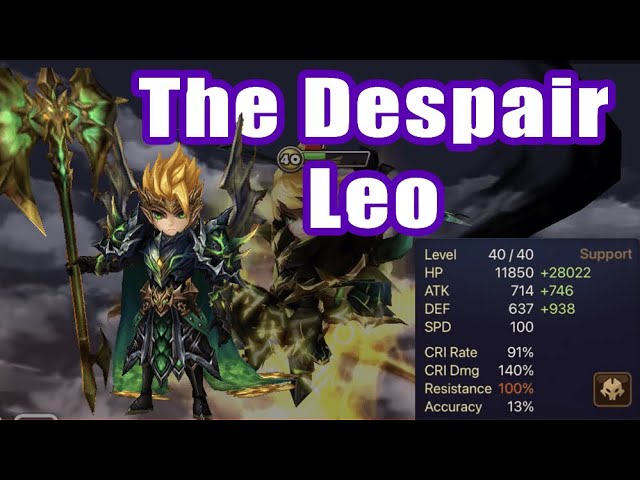 【 Summoners War | Curry's RTA 】The Despair Leo, Insane high Performance!