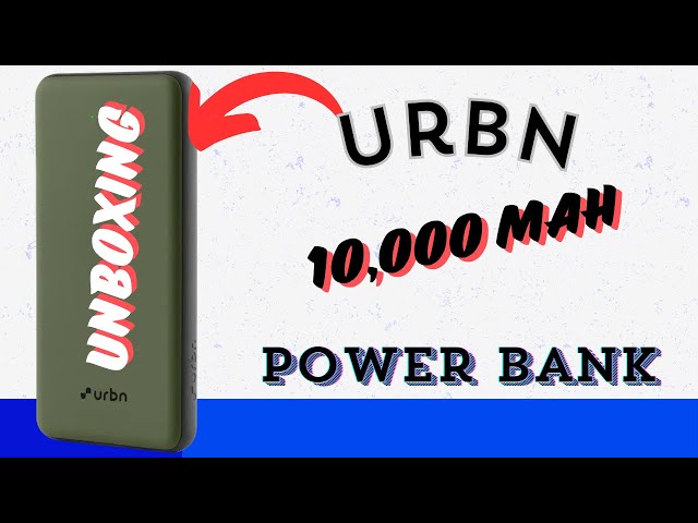 URBN Power Bank 10,000 mAh Best In Design & Comfortable…