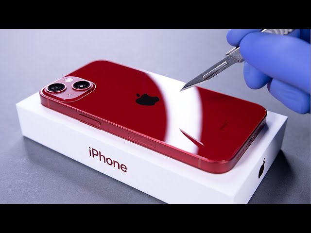 iPhone 13 Unboxing and Camera Test! (Product Red) - ASMR