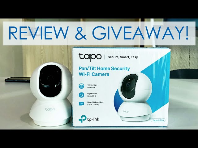 TP-Link Tapo C200 Camera Giveaway! & Review