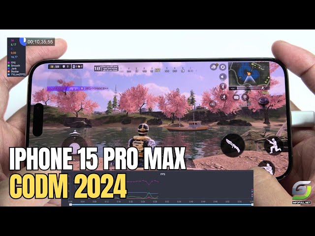 iPhone 15 Pro Max test game Call of Duty Mobile CODM Update 2024 | Apple A17 Pro