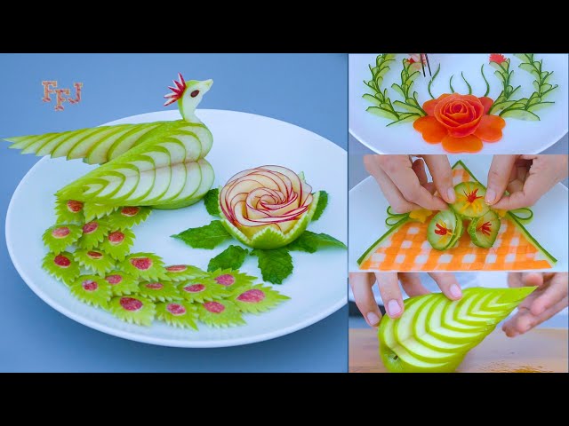 Cute Arts of Fruit & Vegetable Carving | Creative Design & Decoration Ideas in Food