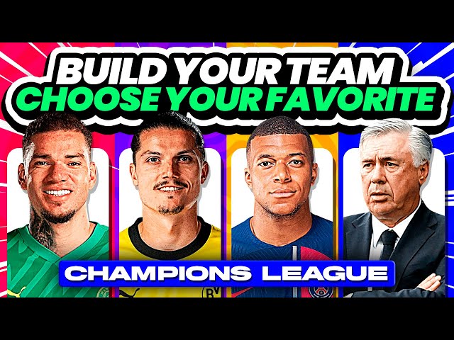 BUILD YOUR TEAM - CHOOSE YOUR FAVORITE PLAYER | Which do you prefer? QUIZ FOOTBALL TRIVIA 2024