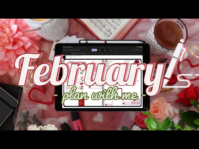 2023 February Digital Plan With Me in OneNote
