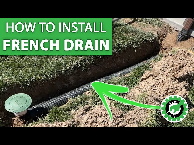 How to Install a French Drain | DIY•BRY