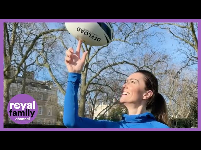Kate Middleton Shows Her Skills as New Rugby Patron