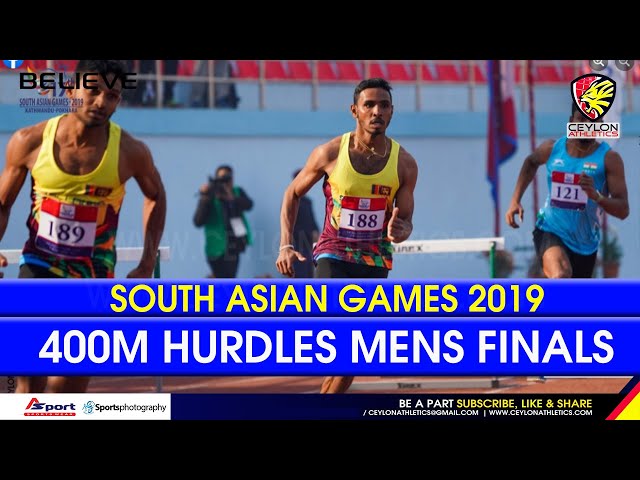 400m Hurdles Mens  - 13th South Asian Games 2019