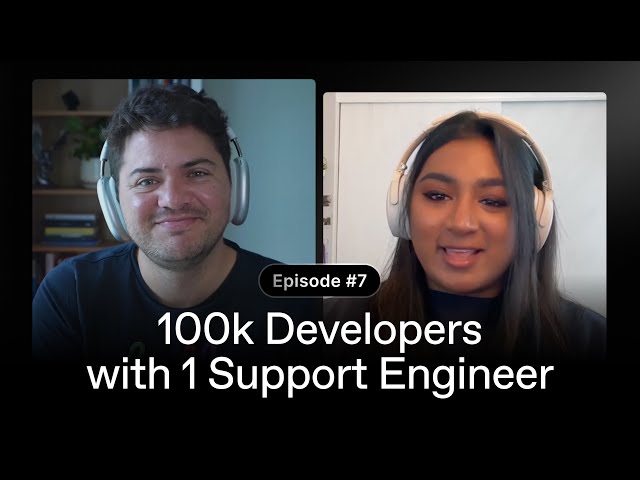 How to serve 100k developers with 1 support engineer - Founder Q&A #7
