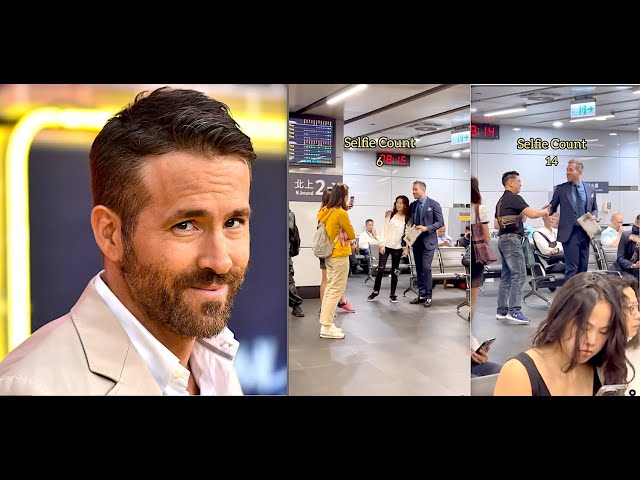 Ryan Reynolds Look-alike Gets Harassed At Taiwan Airport