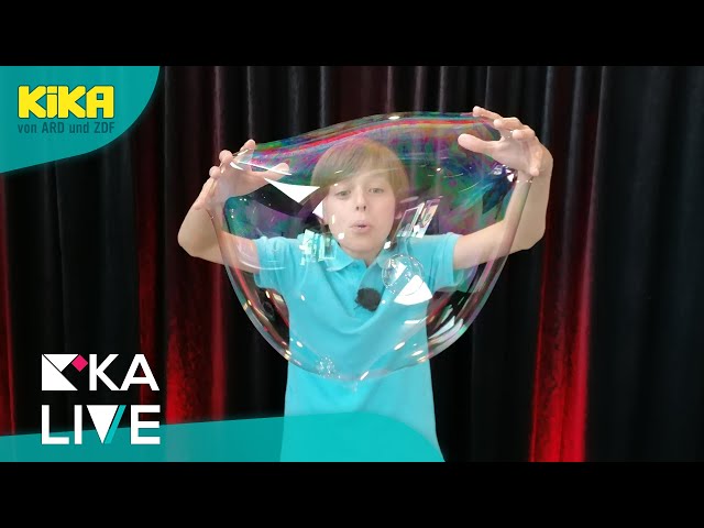 Dein Hobby: Seifenblasen | KiKA LIVE | Mehr auf KiKA.de