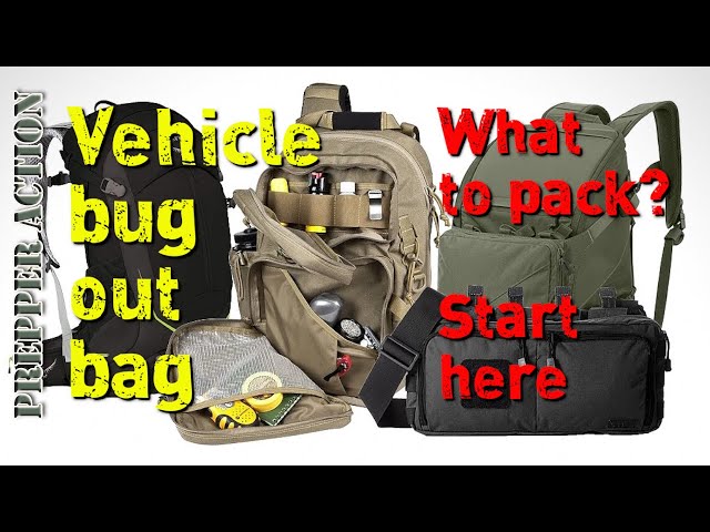 Vehicle bug out bag