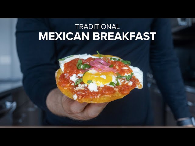 Huevos Rancheros, a simple yet delicious Mexican breakfast.