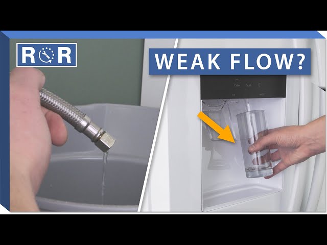 Fridge Water Dispenser Slow? (Troubleshooting Guide) | Repair & Replace
