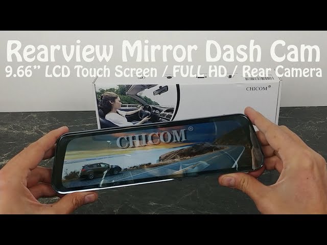 Chicom Full HD Mirror Dash Cam Review : 1080p Front & Rear Cameras