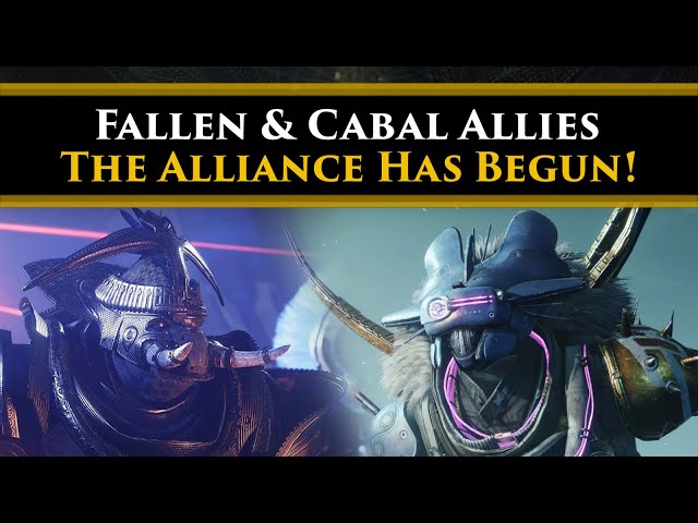 Destiny 2 Lore - Guardians, Cabal & Fallen Battle A Calus Bot! Our Alliance of Light is forming!