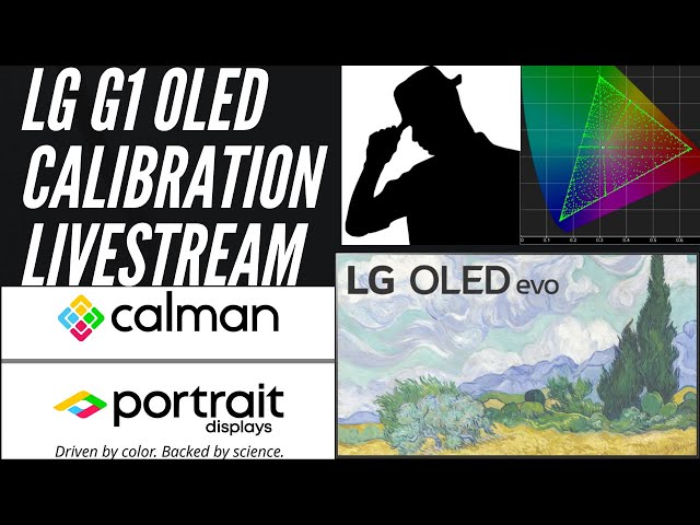LG G1 OLED Calibration Livestream With Ninjician AV