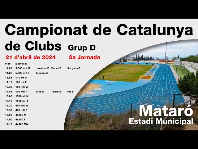 [ 🔴 DIRECTE] Campionat de Catalunya de Clubs | Grup D | 2a Jornada   PART 2