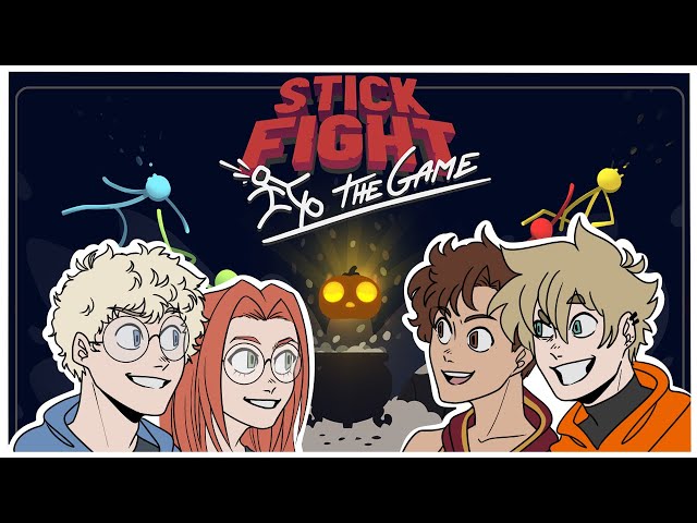 Stickfight is Hilarious - ft. SoftBoiLen, LarsGB and Toverie! (Steam Scheme)