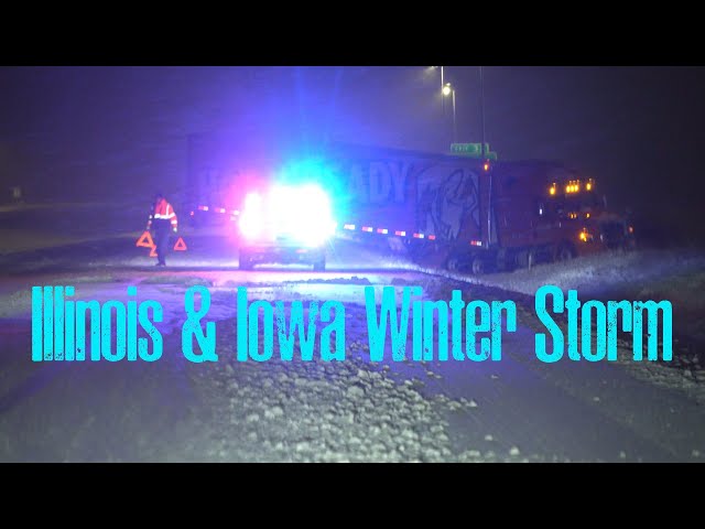 Illinois and Iowa Winter Storm January 9, 2024