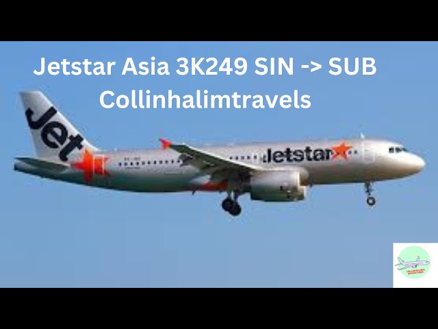 Jetstar Asia 3K249 Singapore  to Surabaya