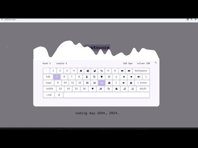 zeptocore webmidi keyboard control