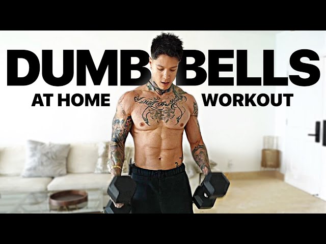 Perfect Full Body Home Workout For Beginners (DUMBBELLS ONLY)