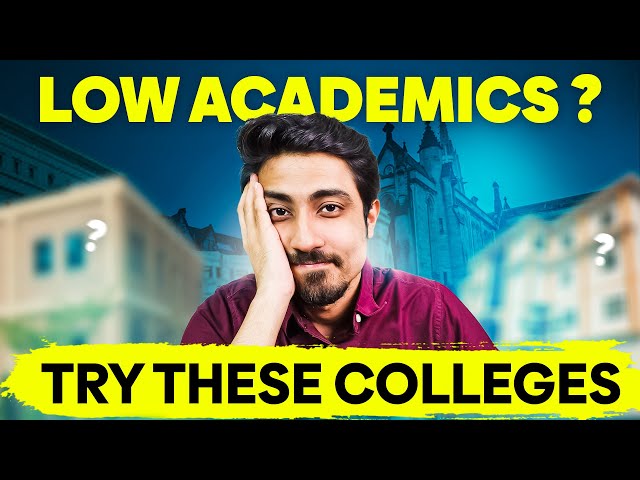 MBA colleges with low academics?  🎓 Apply for these colleges with less weightage on past academics