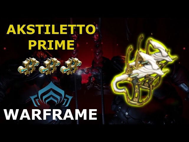 Warframe - Quick Look At Akstiletto Prime (3 Forma)
