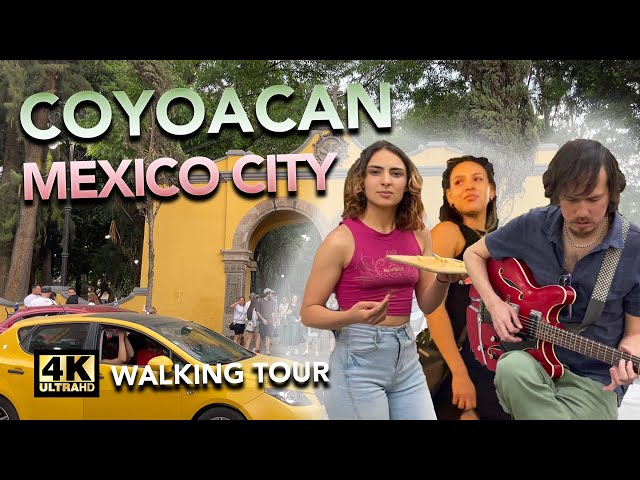 A DAY Strolling THROUGH COYOACAN  🇲🇽 WALKING TOUR Mexico City🚶‍♀️