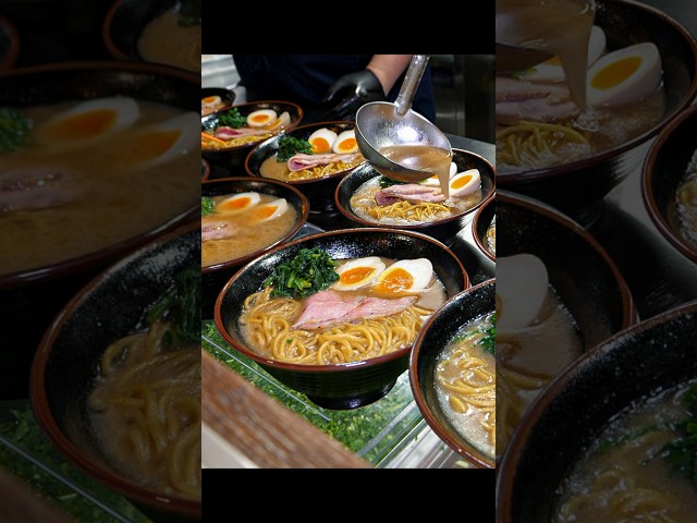 Best Japanese Tonkotsu Ramen in Korea - Korean street food #shorts