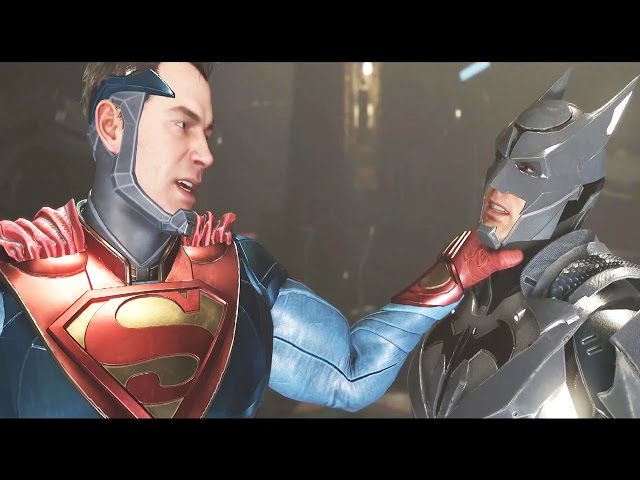 INJUSTICE 2 Both Endings (Good Ending/Bad Ending) - Batman vs Superman SIDE ENDINGS