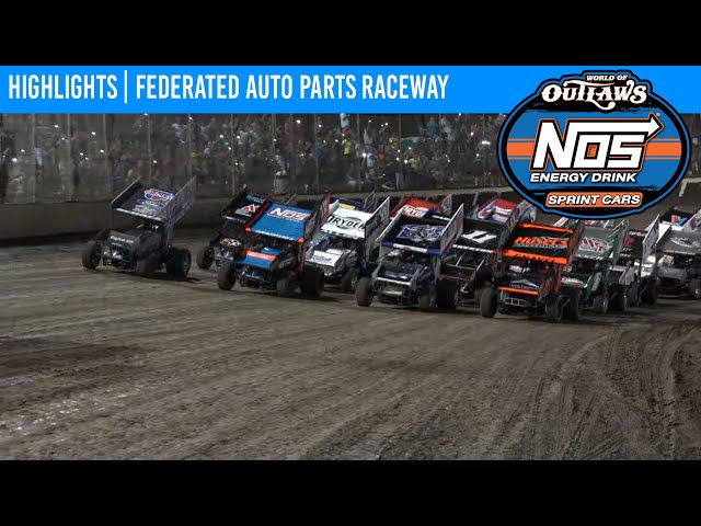 World of Outlaws NOS Energy Drink Sprint Cars Federated Auto Parts Raceway, Aug 7, 2021 | HIGHLIGHTS
