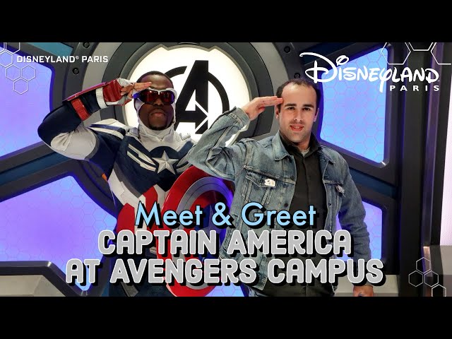 Disneyland Paris: Meet & Greet Captain America (at Avengers Campus) [October 2023]