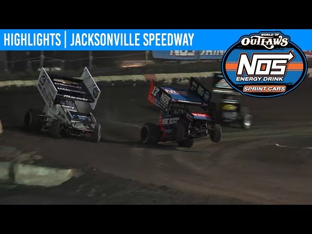 World of Outlaws NOS Energy Drink Sprint Cars Jacksonville Speedway, Sept 25th, 2019 | HIGHLIGHTS