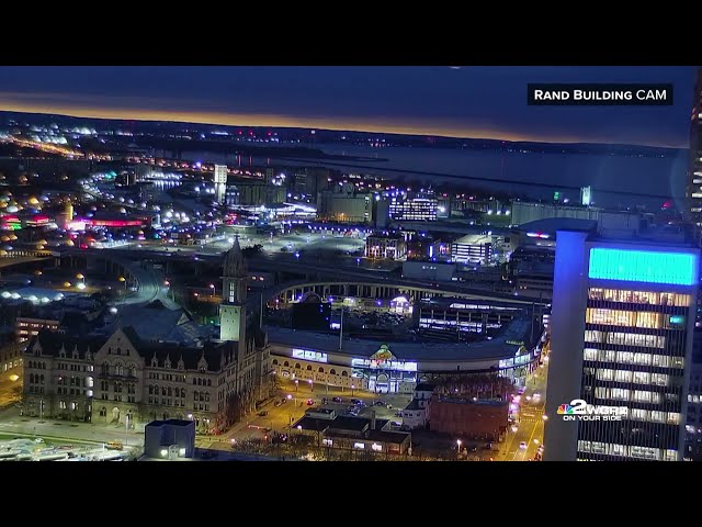 Time-lapse video: Downtown Buffalo during the total solar eclipse