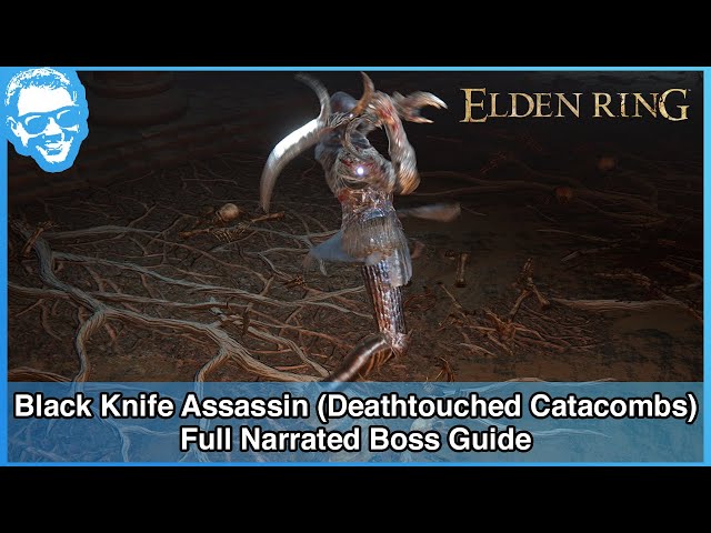 Black Knife Assassin (Deathtouched Catacombs) - Narrated Boss Guide - Elden Ring [4k HDR]