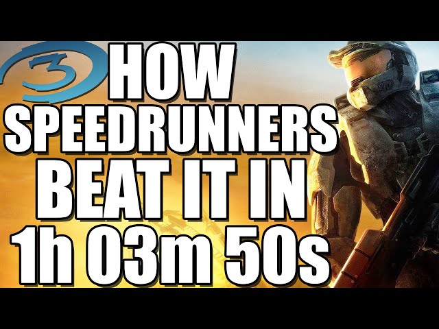 How Speedrunners beat Halo 3 in 1:03:50 on LEGENDARY (Halo 3 Speedrun WR)