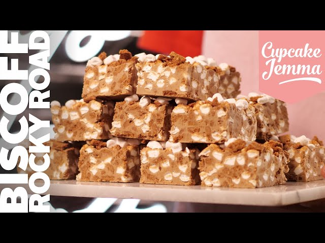 Biscoff Rocky Road. The Secret is Out! | Cupcake Jemma Channel