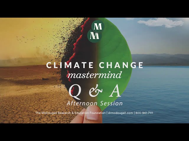 Climate Change Panel Q&A with McDougall, Lent, Davis, & Eshel