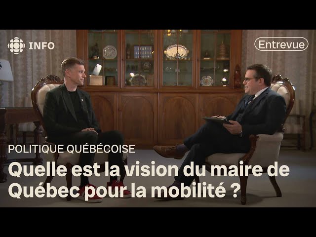 La vision du maire Bruno Marchand pour le transport à Québec  | Les Coulisses du pouvoir