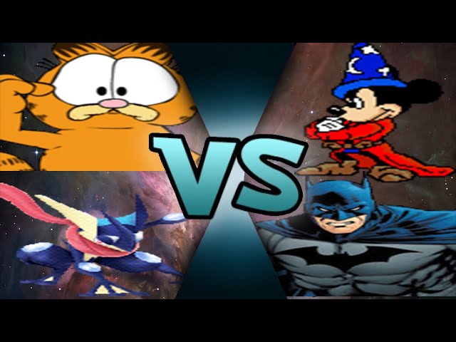 Request | Garfield & Gekkouga VS Mickey & Batman | MUGEN 1.1