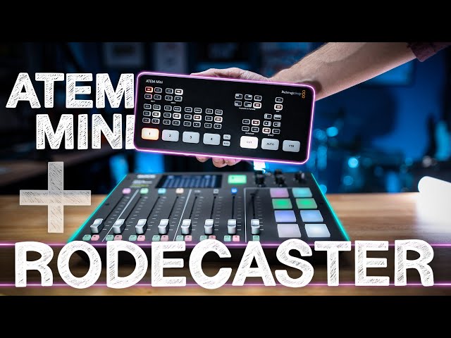 Rodecaster Pro & ATEM Mini for Live Streams, Podcasts, & Zoom